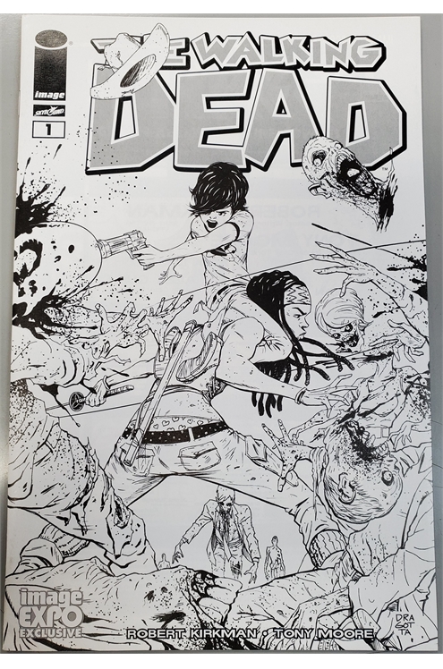 The Walking Dead #1 [Image Expo 2014 Sketch Cover](2003)-Near Mint (9.2 - 9.8)