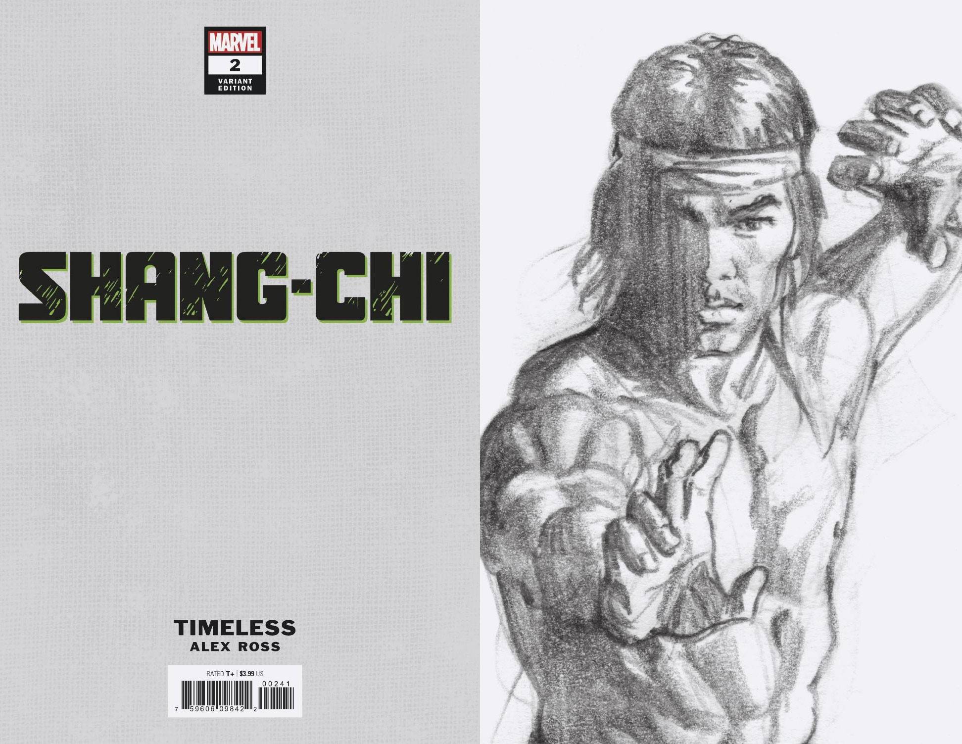 Shang-Chi #2 Ross Shang-Chi Timeless Virgin Sketch Variant (Of 5)