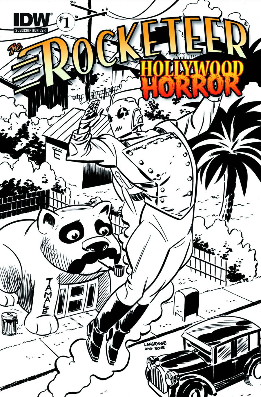 Rocketeer Hollywood Horror #1 Subscription Variant
