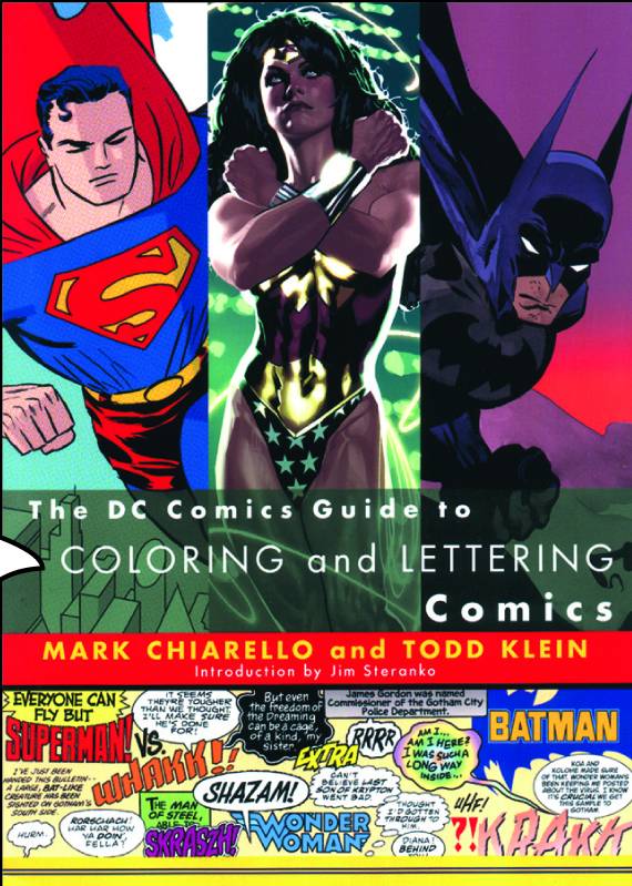 DC Comics Guide To Coloring & Lettering Comics Graphic Novel New Printing