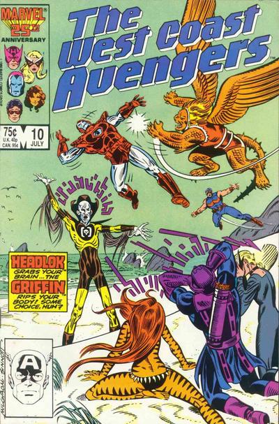 West Coast Avengers #10 [Direct]-Near Mint (9.2 - 9.8)