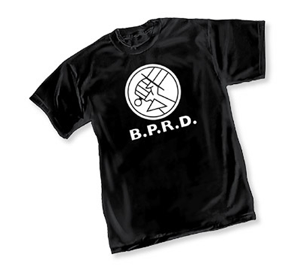Hellboy B.P.R.D. Logo T-Shirt Large