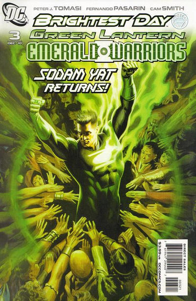 Green Lantern Emerald Warriors #3 (Brightest Day) Variant Edition (2010)
