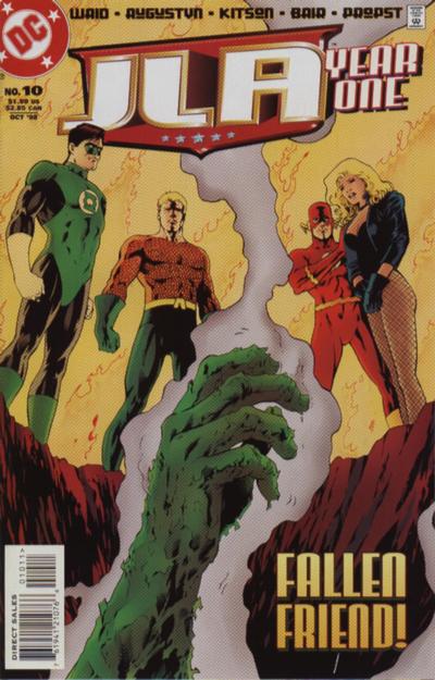 JLA: Year One #10 [Direct Sales]-Very Fine (7.5 – 9)