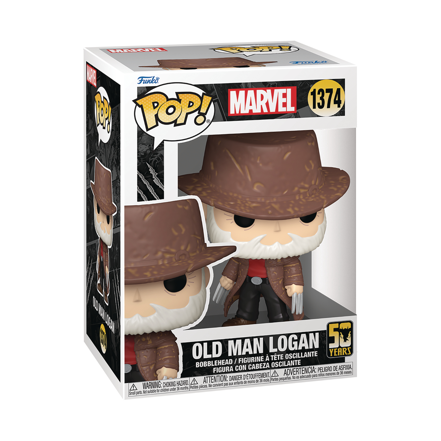 Pop Marvel Wolverine 50th Ultimate Old Man Logan Vin Figure