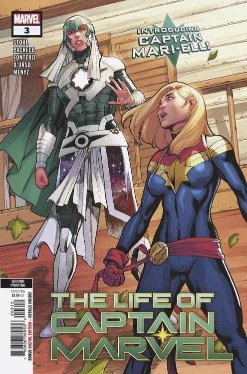 Life of Captain Marvel #3 2nd Printing Pacheco Variant (Of 5)