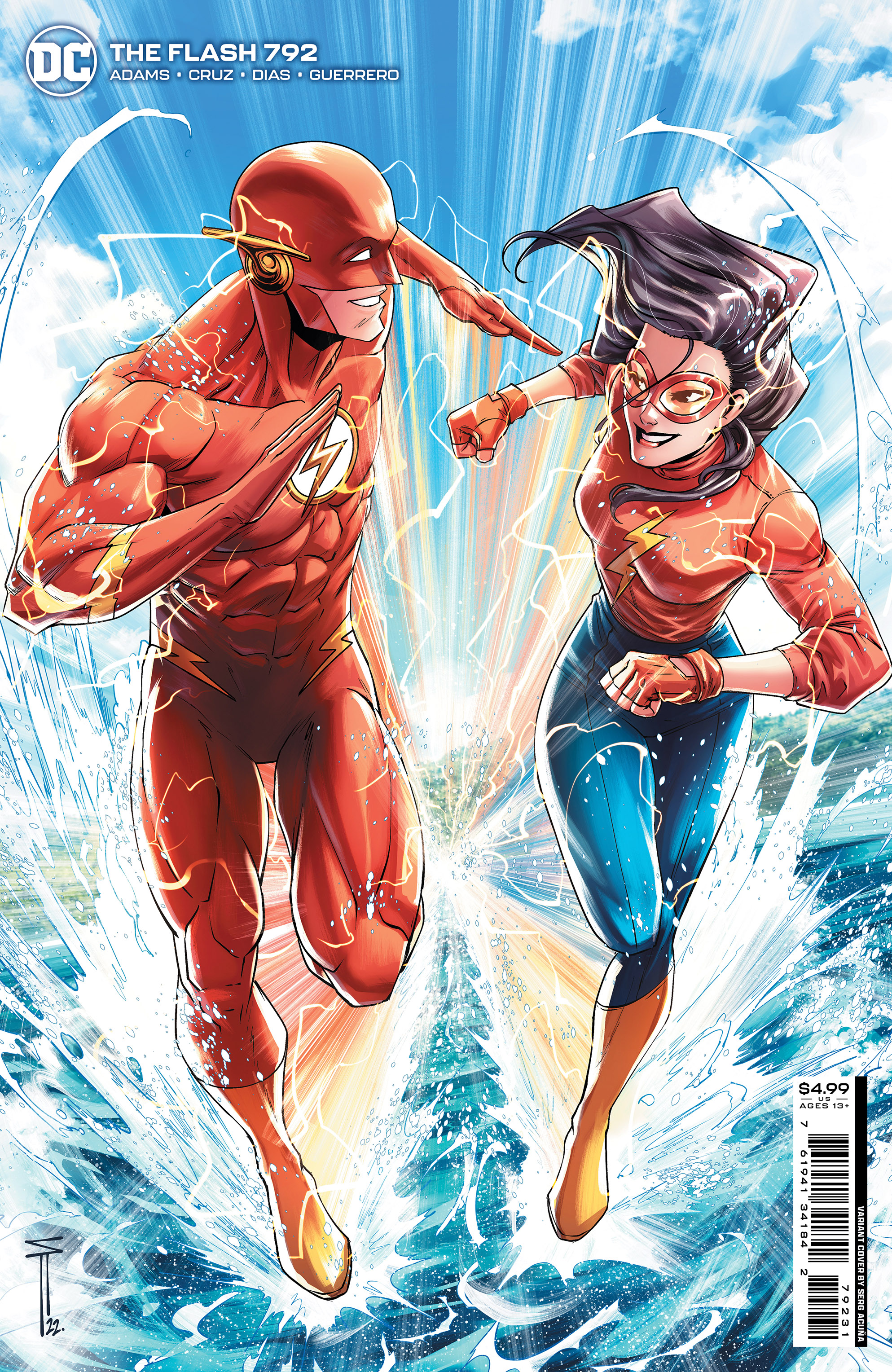 Flash #792 Cover C Serg Acuna Card Stock Variant (One-Minute War) (2016)