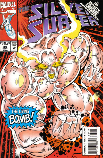 Silver Surfer #84 [Direct Edition]-Fine (5.5 – 7)