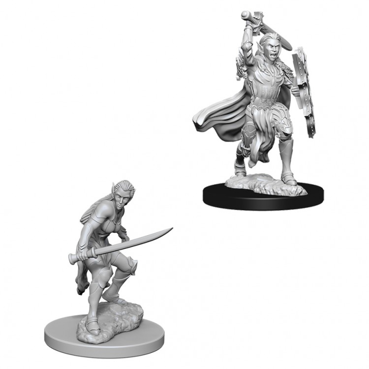 Dungeons & Dragons Nolzur`s Marvelous Unpainted Miniatures: Female Elf Fighter