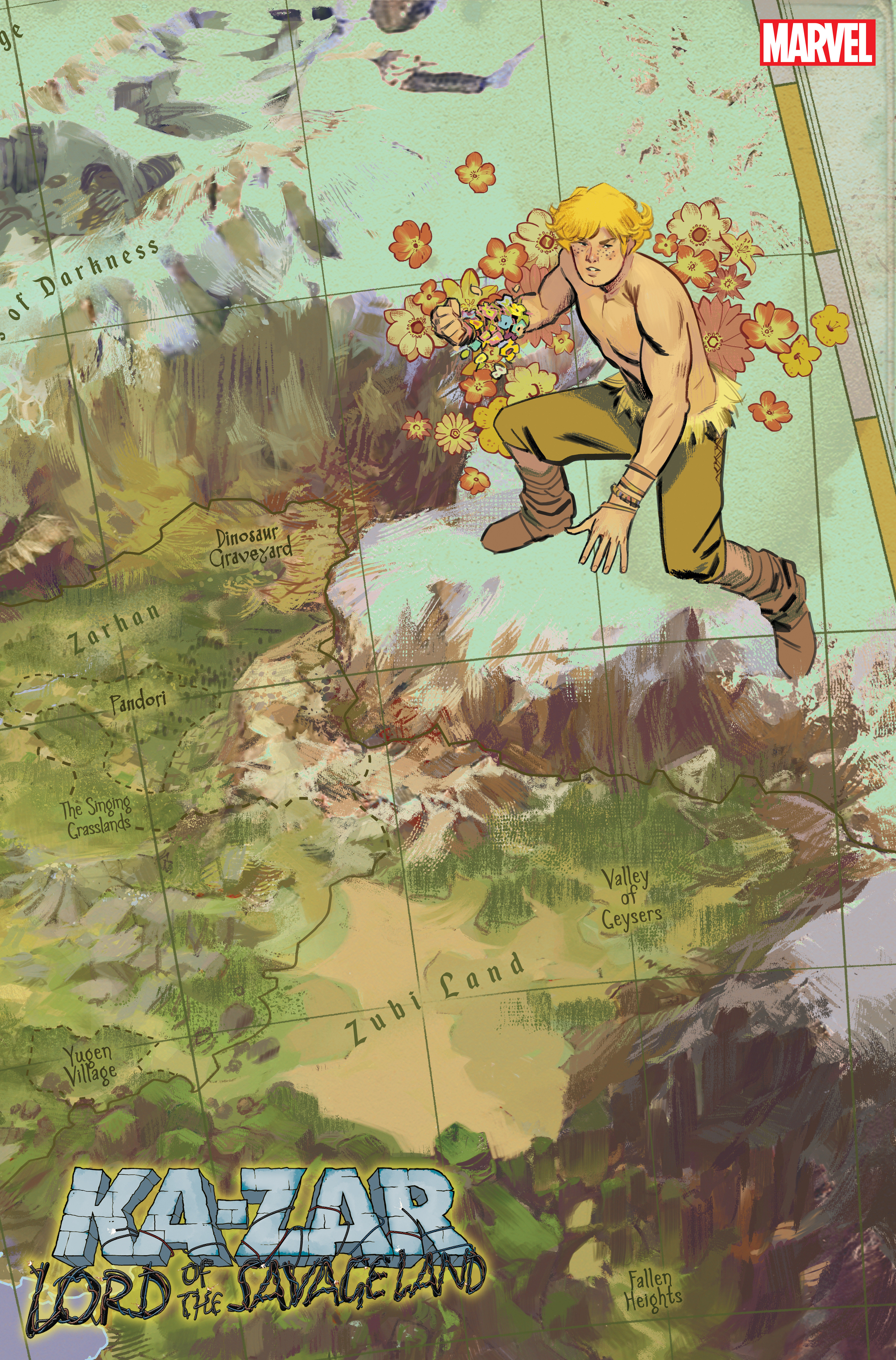 Ka-Zar Lord Savage Land #2 Garcia Map Variant (Of 5)