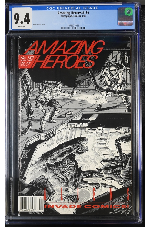 Amazing Heroes #139 Cgc 9.4