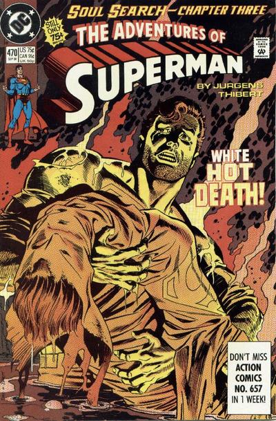 Adventures of Superman #470 [Direct]-Very Fine (7.5 – 9)