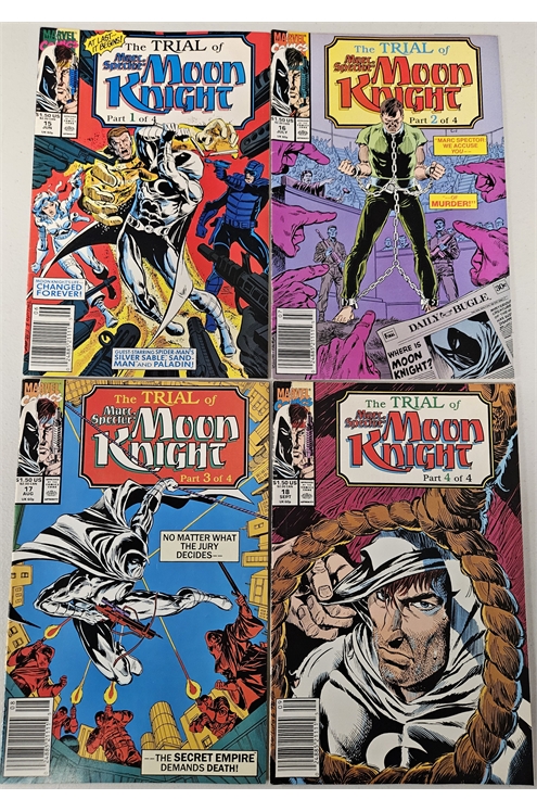 Moon Knight Trial of Marc Spector Moon Knight #1-4 (1989) Set