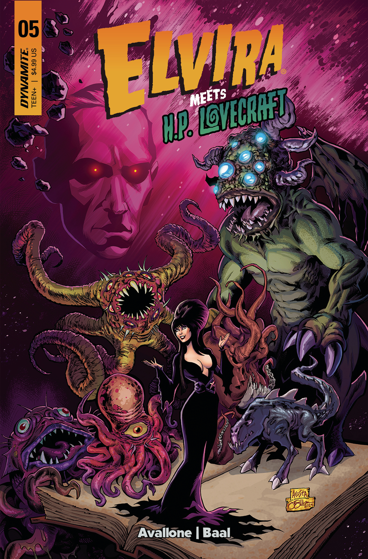 Elvira Meets HP Lovecraft #5 Cover A Acosta