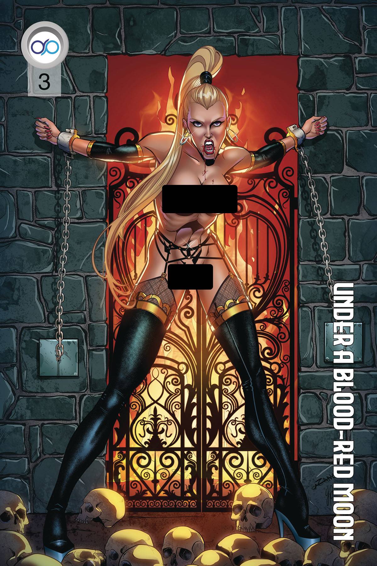 Under A Blood Red Moon #3 Cover B Uncensored Edition (Adults Only)