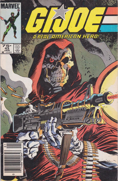 G.I. Joe, A Real American Hero #43 [Newsstand]-Near Mint (9.2 - 9.8)