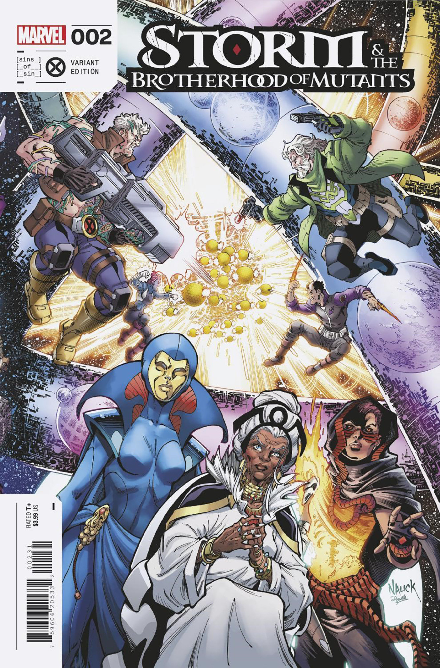 Storm & the Brotherhood of Mutants #2 Nauck S.O.S. March Connecting Variant 