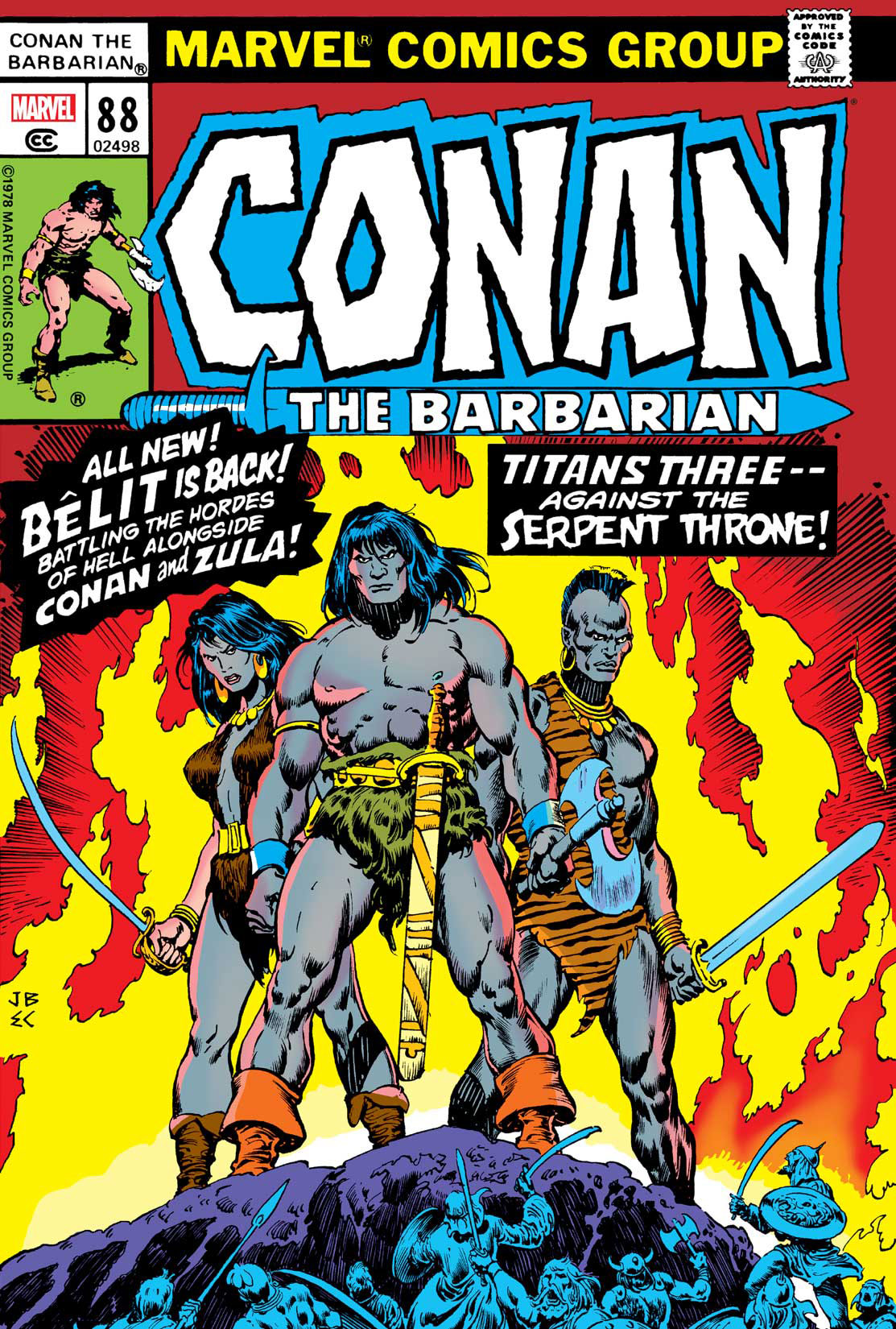 Conan the Barbarian Original Marvel Yrs Omnibus Hardcover Volume 4 Direct Market Variant