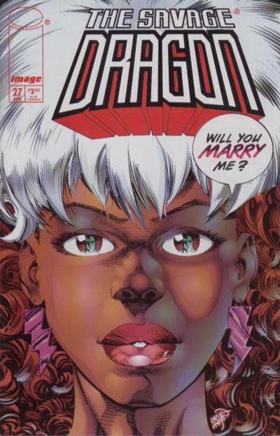 Savage Dragon #27 [Direct]-Very Fine (7.5 – 9) Rapture Cover - 