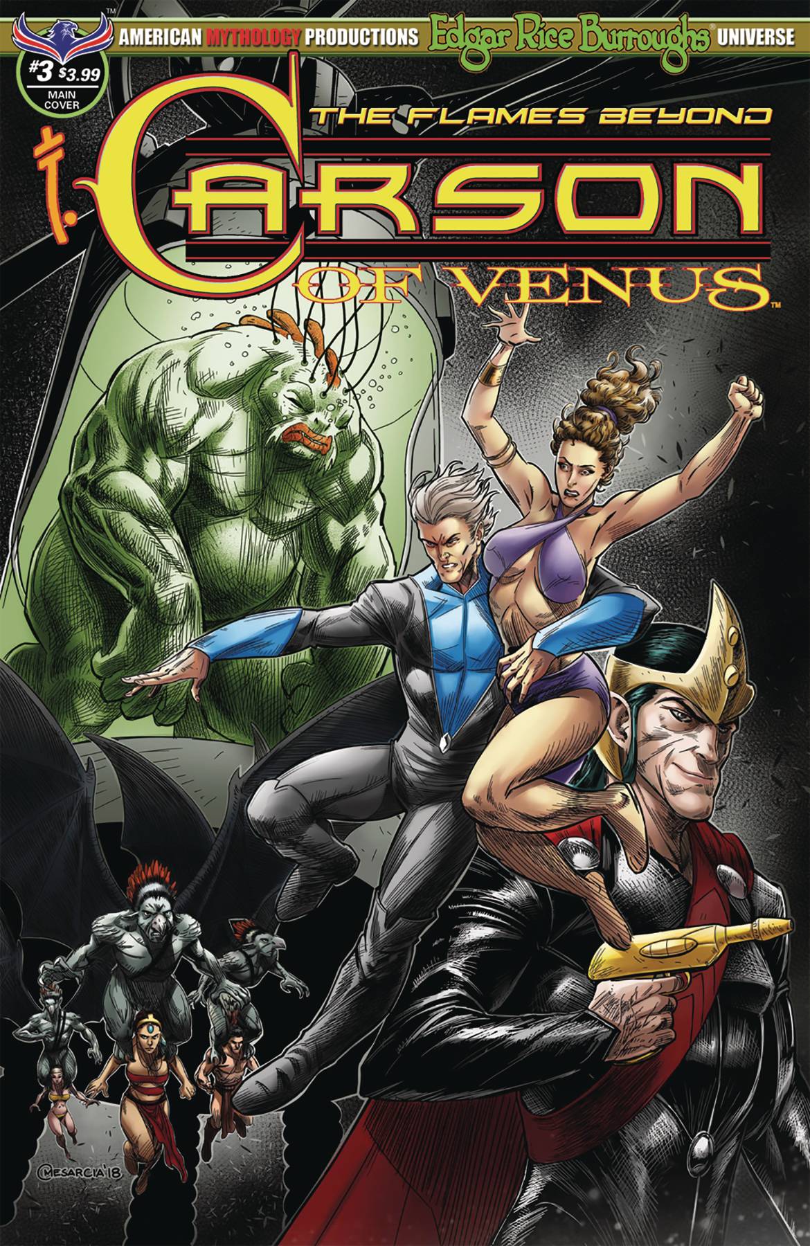 Carson of Venus Flames Beyond #3 Mesarcia Main Cover
