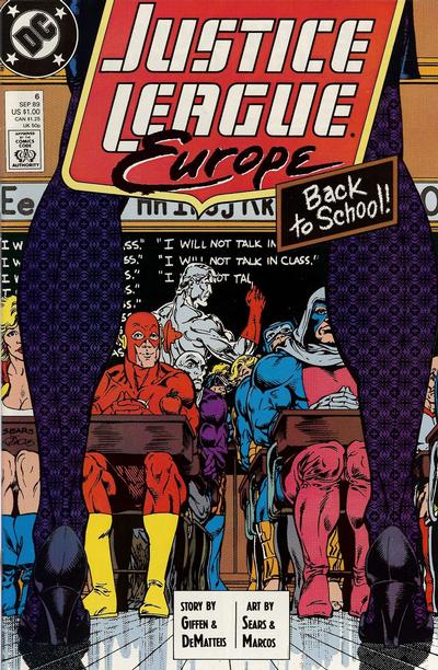 Justice League Europe #6 [Direct]-Fine (5.5 – 7)