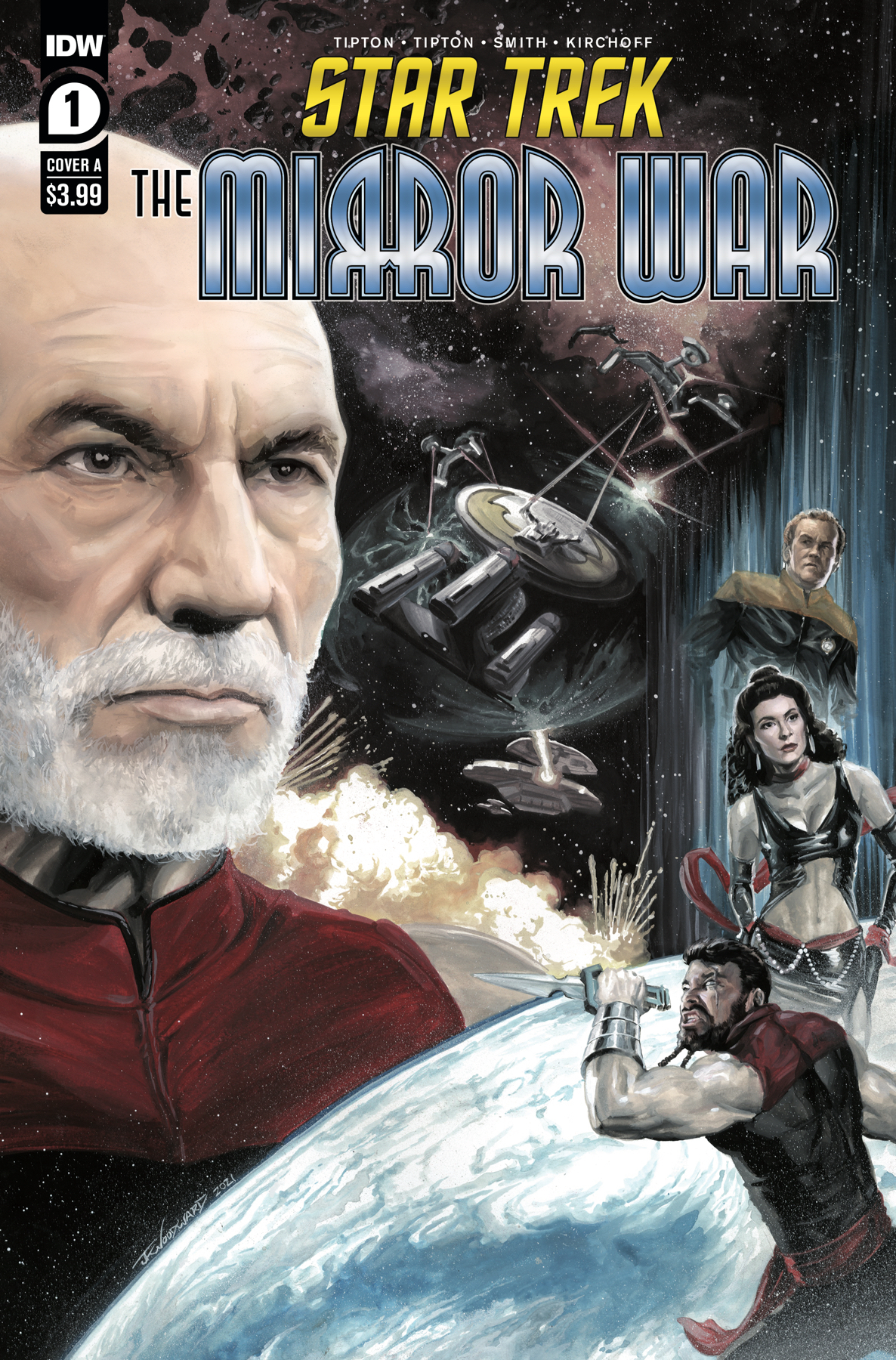 Star Trek Mirror War #1 Cover A J K Woodward