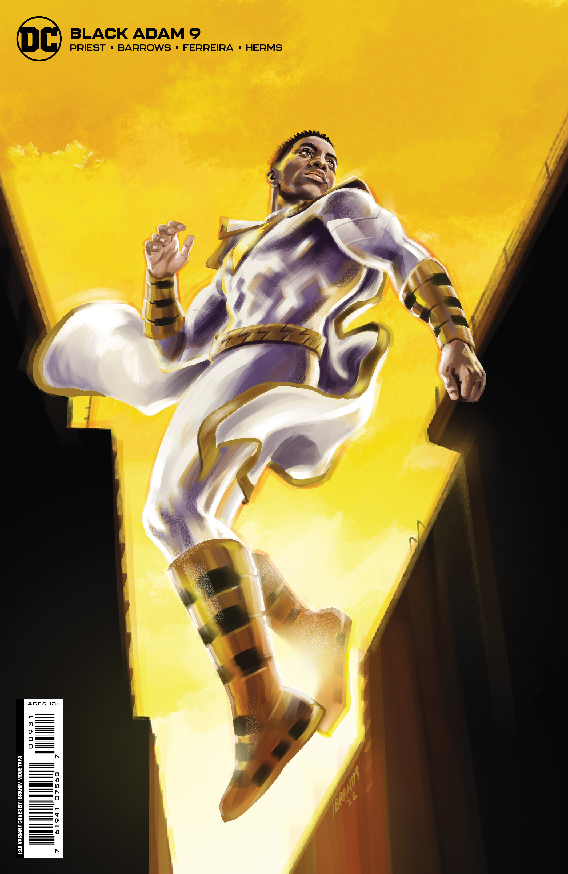 Black Adam #9 (Of 12) Cover D 1 for 25 Incentive Ibrahim Moustafa Card Stock Variant