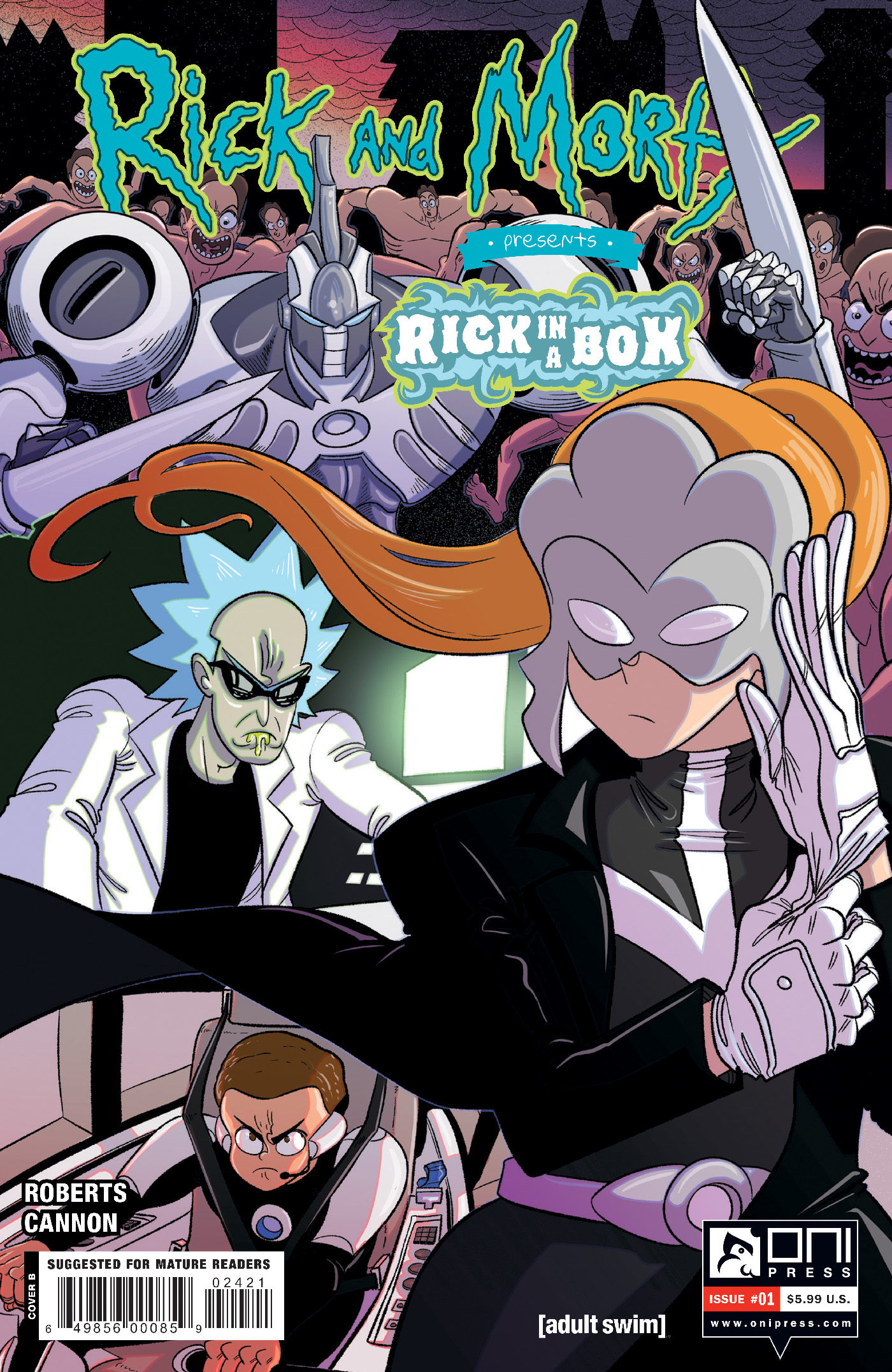 Rick and Morty Presents Rick In A Box #1 (One Shot) Cover B Jeyodin Manga Variant (Mature)