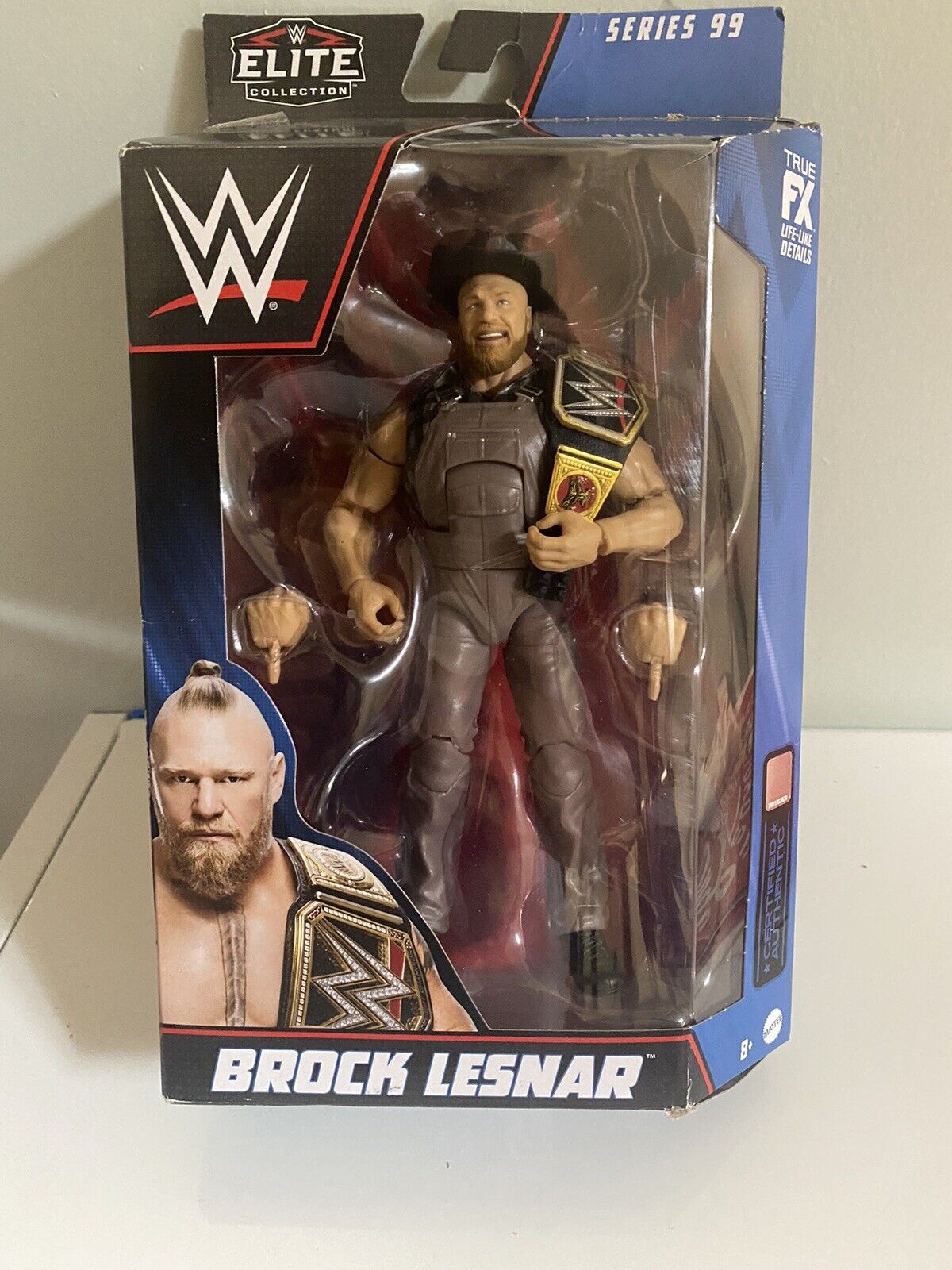 WWE Wrestling Championship Rivals Roman Reigns & Brock Lesnar Action Figure  2-Pack (with Belt)