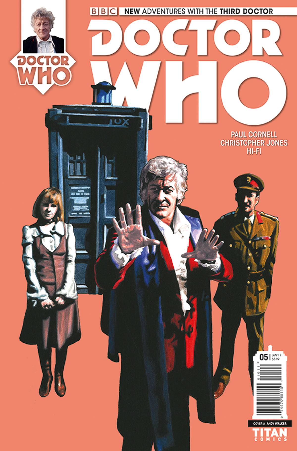 Doctor Who 3rd #5 Cover A Walker