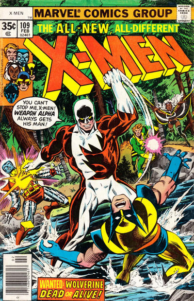 The X-Men #109 [Regular Edition]-Fair (1.0 - 1.5 1st Appearance of Weapon Alpha, Becomes Vindicator 