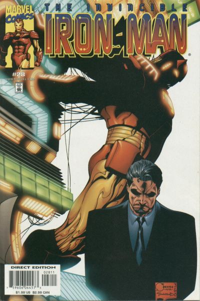 Iron Man #28 [Direct Edition]-Near Mint (9.2 - 9.8)