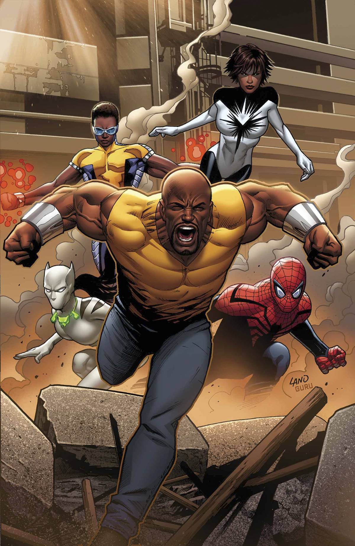 Mighty Avengers by Land Poster