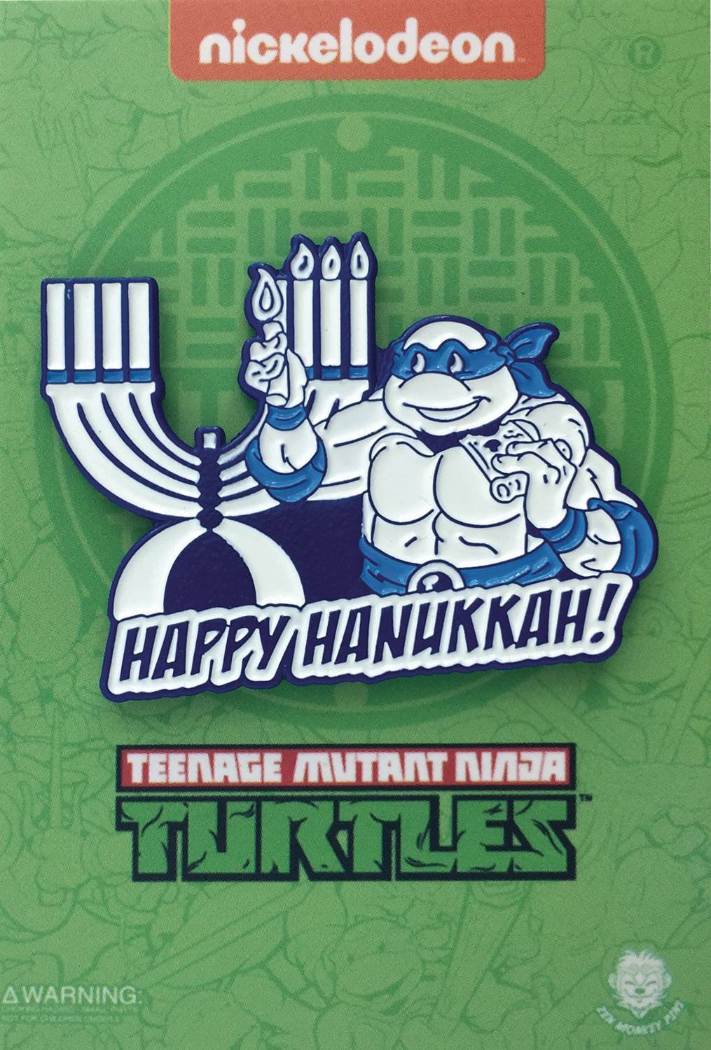 Teenage Mutant Ninja Turtles Leonardo Lighting The Menorah Pin