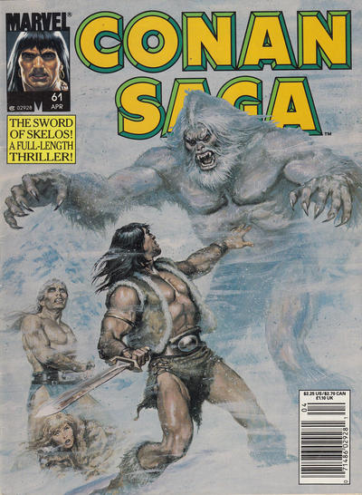 Conan Saga #61 [Newsstand] - Fn/Vf