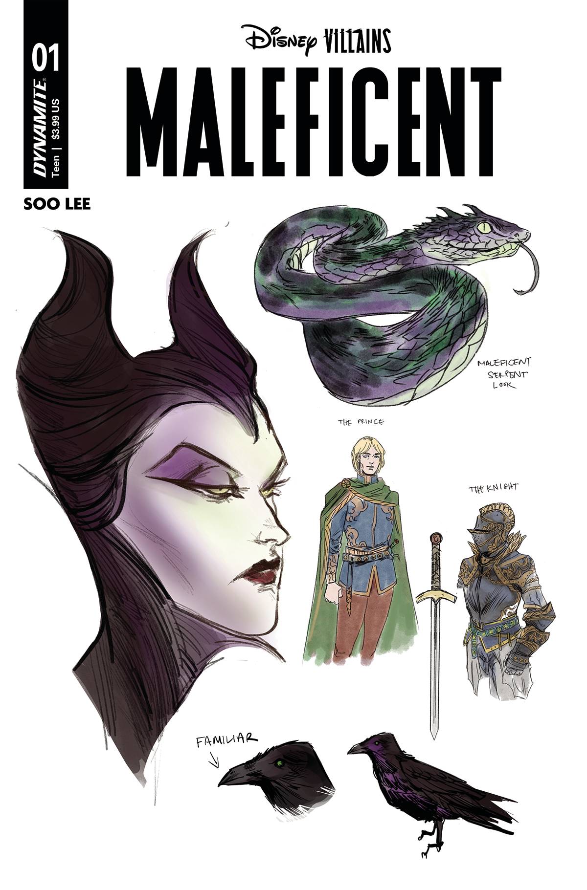 Disney Villains Maleficent #1 Cover J 1 for 20 Incentive Lee Character Design