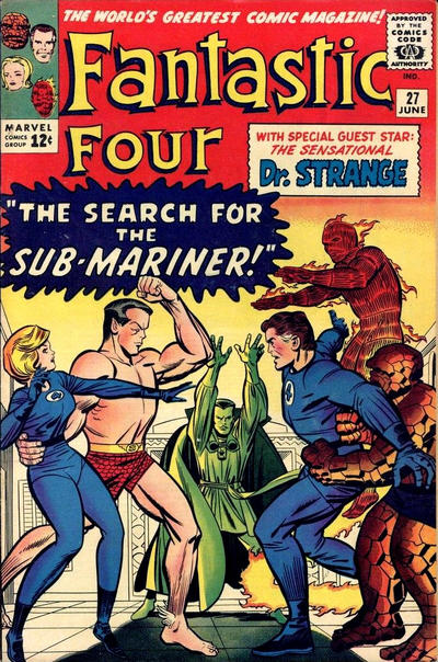 Fantastic Four #27 [Regular Edition](1961)- Vg- 3.5