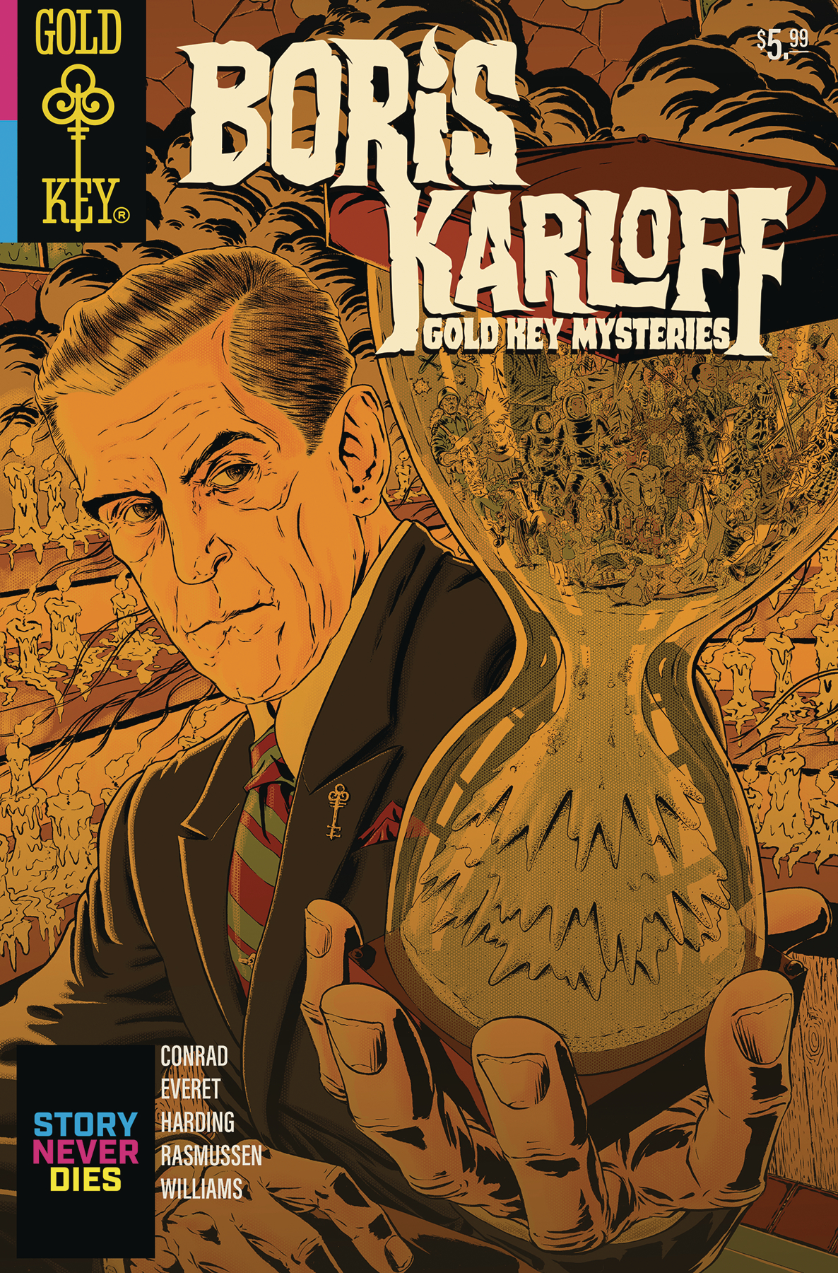 Boris Karloffs Gold Key Mysteries #2 Cover B 5 Copy Rasmussen Foil Incentive (Mature)