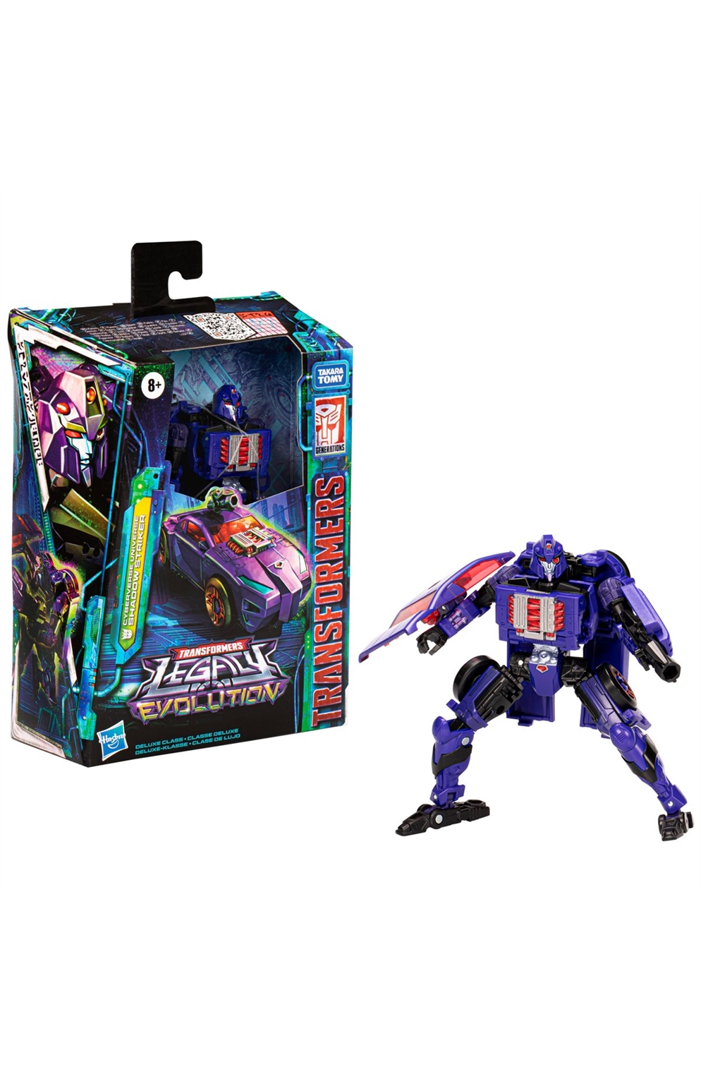 Transformers Legacy Evolution Deluxe Cyberverse Universe Shadow Striker Action Figure