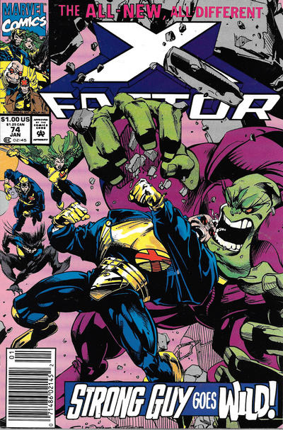 X-Factor #74 [Newsstand]-Fine (5.5 – 7)