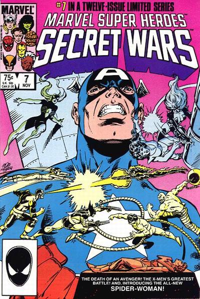 Marvel Super-Heroes Secret Wars #7 [Direct] - Fn/Vf