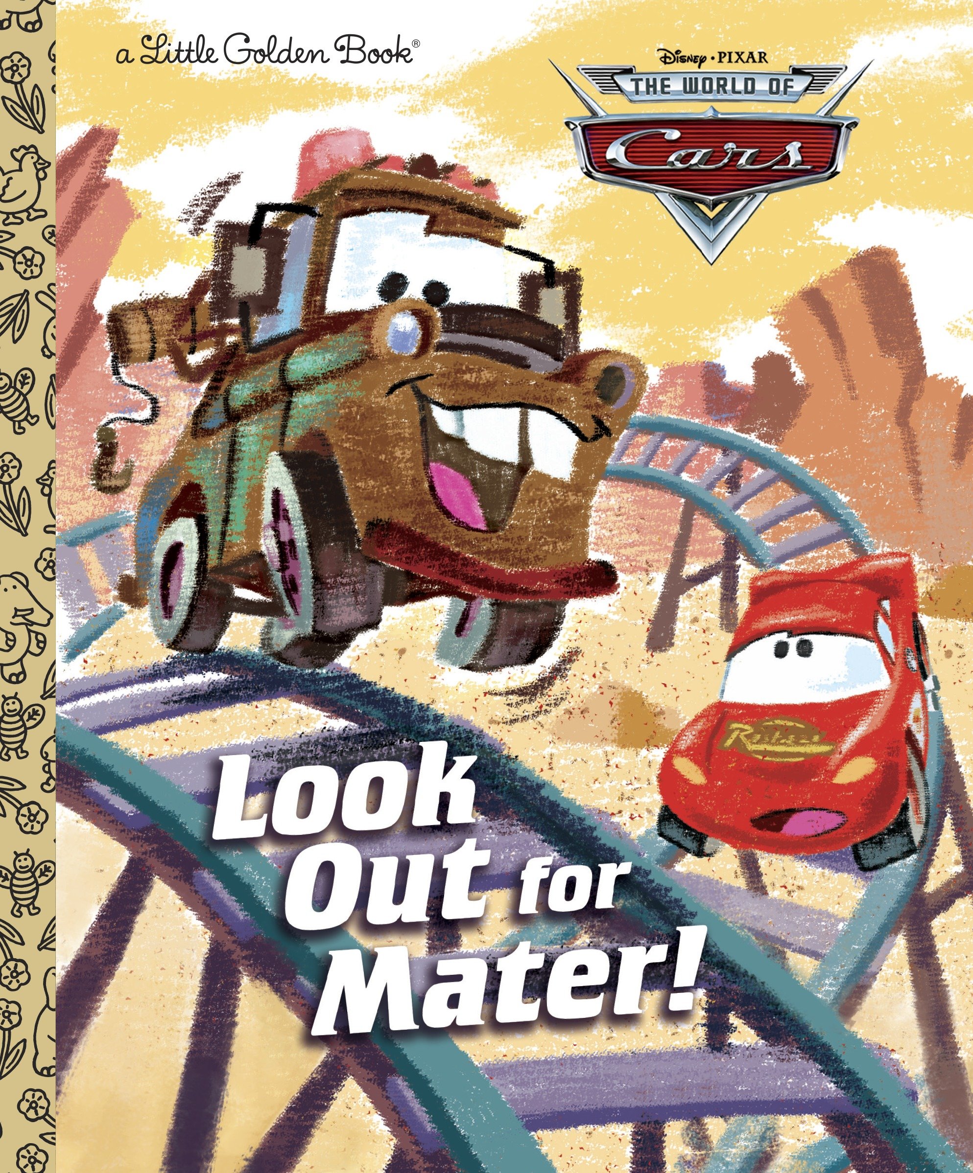 Cars: Look Out For Mater! Little Golden Book
