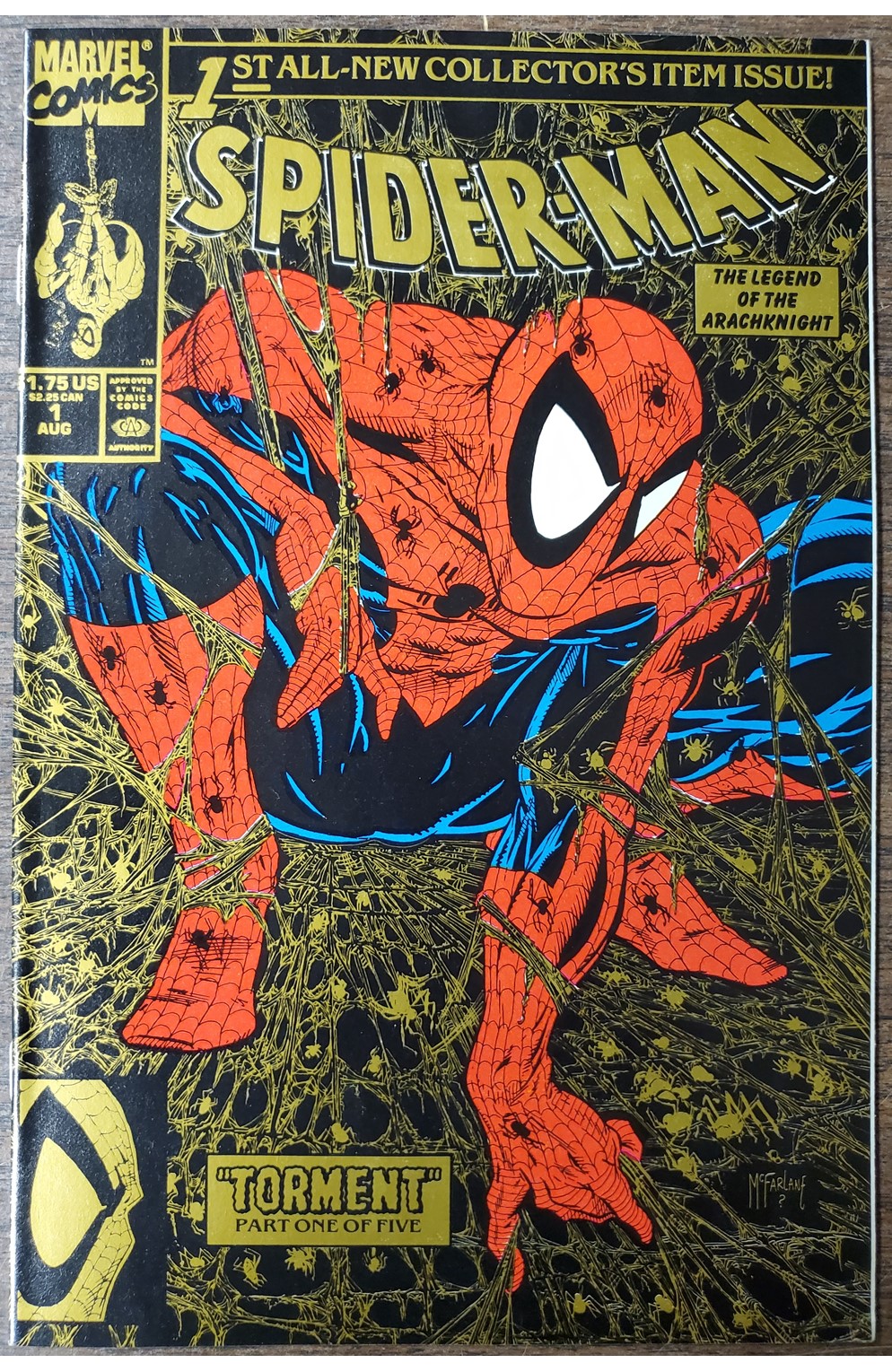 Spider-Man #1 (Marvel 1990) Gold 2nd Print