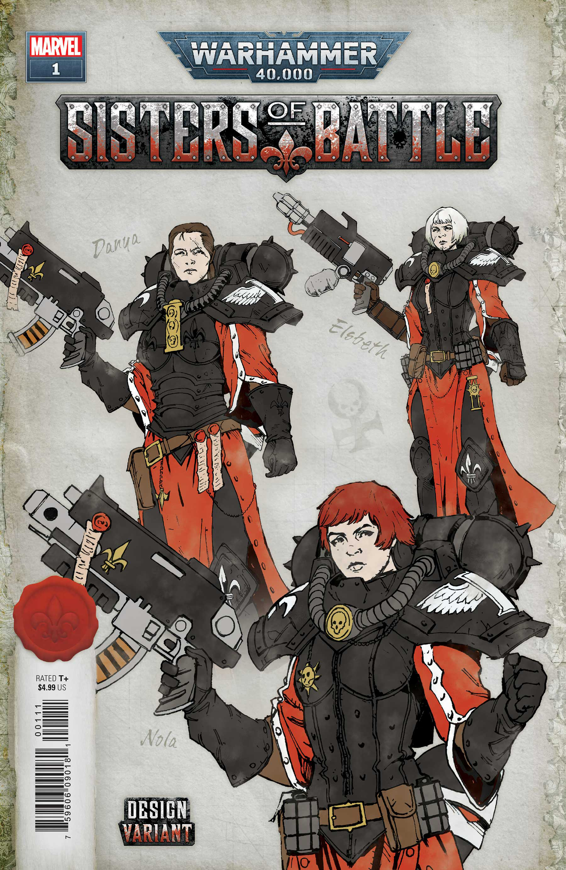 Warhammer 40k Sisters Battle #1 Salazar Design Variant (Of 5)