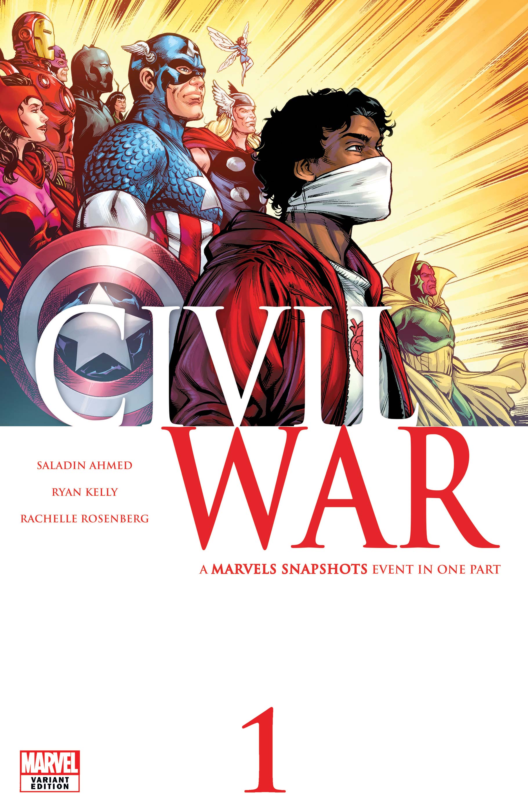 Civil War Marvels Snapshot #1 Kelly Variant