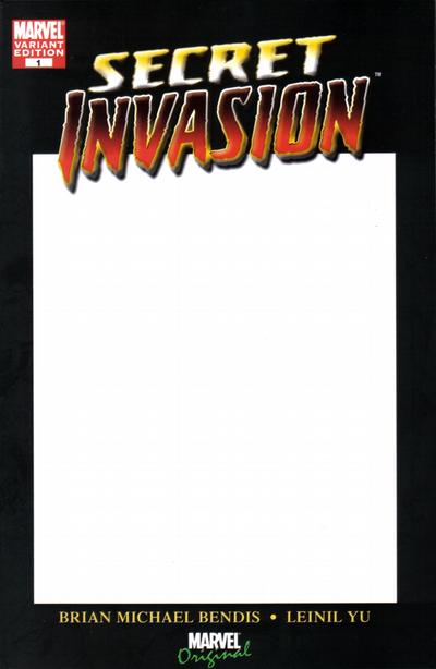 Secret Invasion #1 [Variant Edition - Blank Cover]-Fine (5.5 – 7)