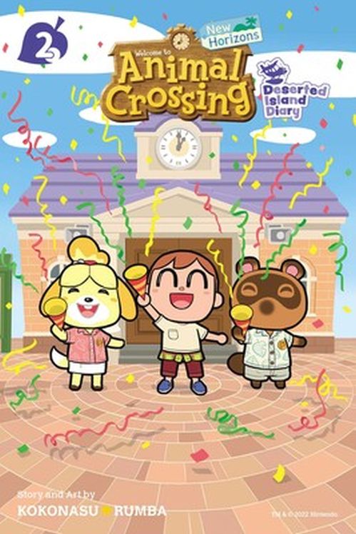 Animal Crossing New Horizons Manga Volume 2 Deserted Island Diary (2024 Printing)