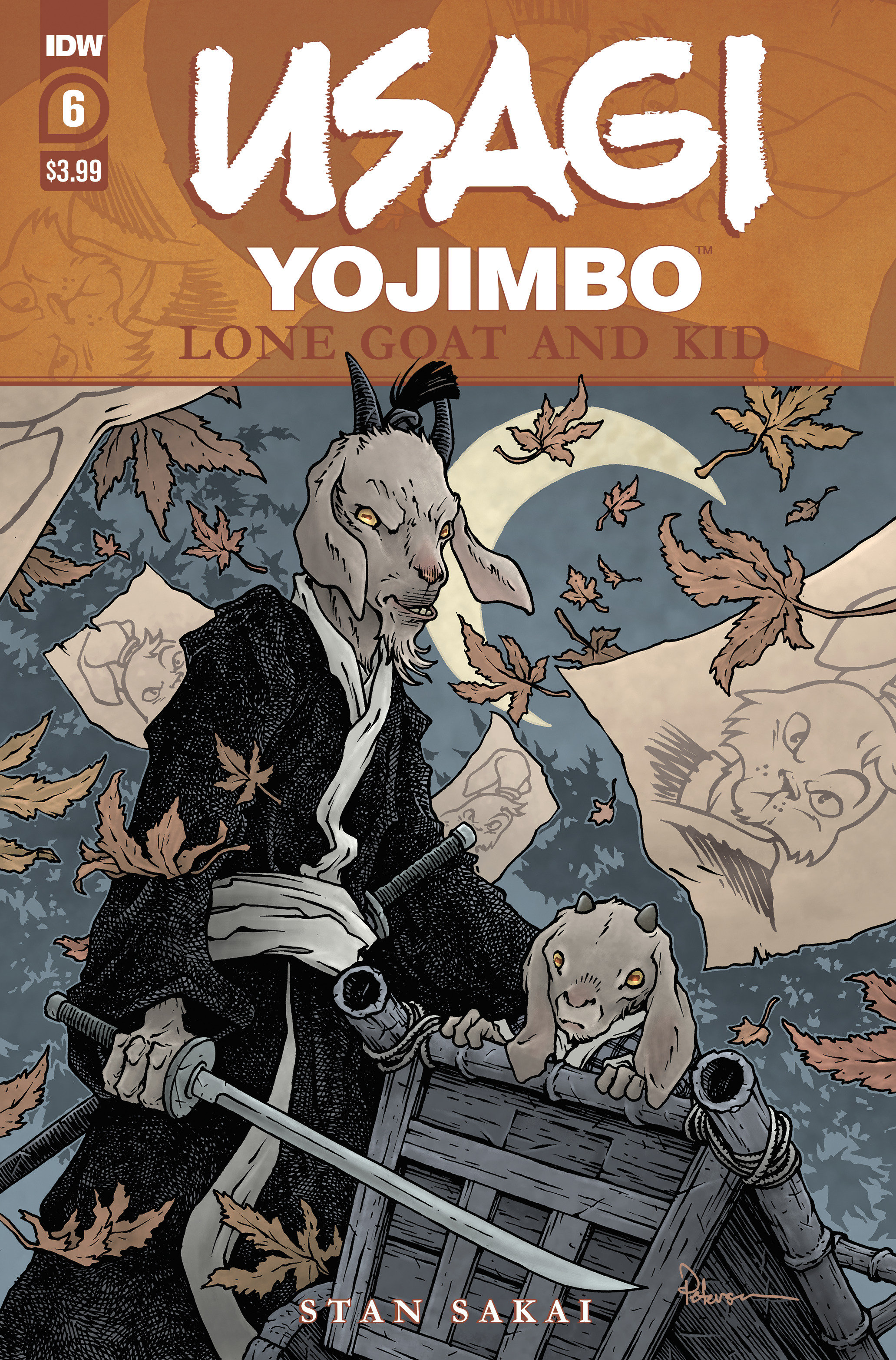 Usagi Yojimbo Lone Goat & Kid #6 (Of 6)