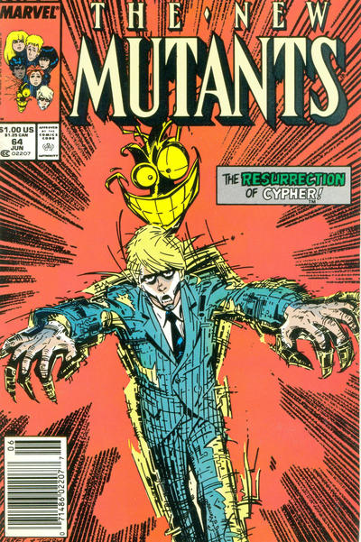 The New Mutants #64 [Newsstand]-Very Good (3.5 – 5)