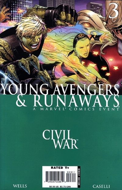 Civil War: Young Avengers & Runaways #3-Fine (5.5 – 7)